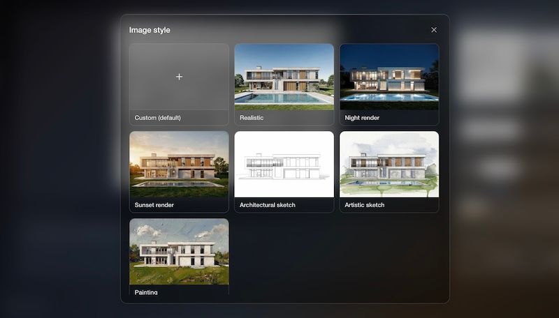 create instant renders from your sketches with ai... blmn.ai | Sketch to Render AI - Turn Sketches into Photorealistic Renders